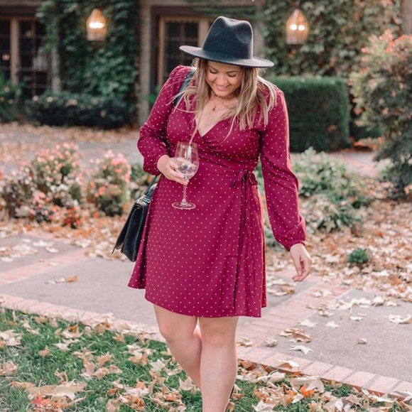 loft star wrap dress